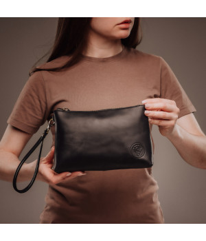 Косметичка жіноча (cbag) чорна матова Косметичка жіноча (cbag) чорна матова